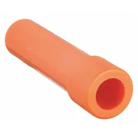 SMC Push-Fit Cap: 3/8 in OD Size, Tube Stem, Polybutylene Terephthalate, 43 mm Overall Lg, Orange (MPN KQ2P-11)
