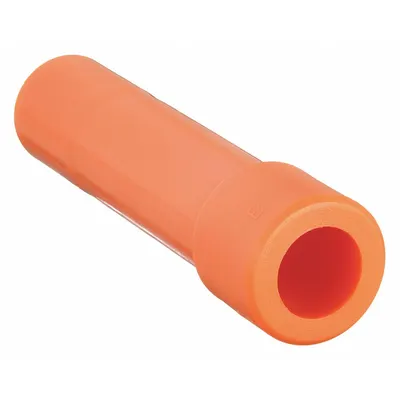 SMC Push-Fit Cap: 3/8 in OD Size, Tube Stem, Polybutylene Terephthalate, 43 mm Overall Lg - Polybutylene & Brass Tube Fittings