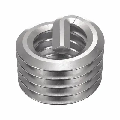 HELI-COIL Helical Insert: Tangless Tang Style, Screw-Locking, #10-32 Thread Size - Screw-Locking Tangless Helical Inserts