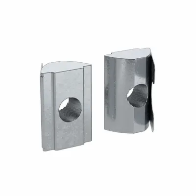 FATH INC. Roll In T-Nut: 5/16"-18 Size, For 0.4 in Slot Wd, 15 Series/40 Series, Single Offset - Roll-In T-Nuts
