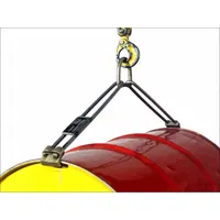 MORSE Drum Lifting Hook: 2 Grip Points, For 55 gal Drum Capacity, Metal, 1,000 lb Wt Capacity, Rim (MPN 41M)