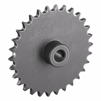 TRITAN Sprocket: One-Sided Hub, For Single Strands, 40, 30 Teeth, 4.783 in Pitch Dia - Size 40 Plain-Bore Roller Chain Sprockets