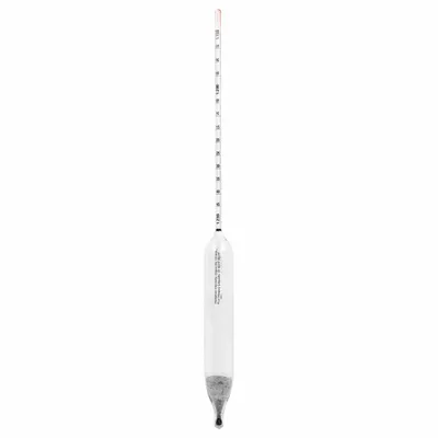 VEE GEE Specific Gravity Hydrometer: Specific Gravity Plain Form, 1.180/1.250, 0.0005 - Specific Gravity (Baume) Hydrometers