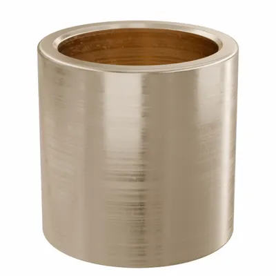 OILITE Sleeve Bearing: Bronze, SAE 841, 16 mm Bore, 20 mm OD, 20 mm Lg - Lubricated General Purpose Metallic Sleeve Bearings