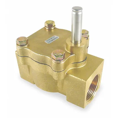 Dayton Solenoid Valve Body: 2-Way, Normally Closed, 3/4 in Pipe Size, Brass Body - 2-Way/2-Position, Normally Closed Solenoid Valves Bodies