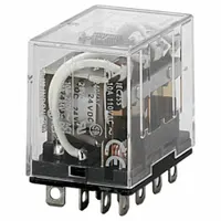 OMRON General Purpose Relays: Socket Mounted, 110/120V AC, 4PDT, 14 Pins/Terminals (MPN LY4N AC110/120)
