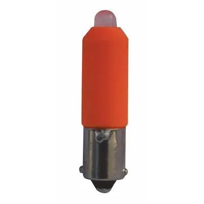 EATON Compact LED Bulb: LED, Miniature Bayonet (BA9s), (T) Tubular, T3-1/4, 120V AC/DC - BA9s Single-Contact Miniature Bayonet Base Lamps
