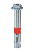 MKT FASTENING Wedge Anchor Bolt: 75 mm Overall Lg, 10 mm Dia, M6 Thread Size, Steel, Steel, 50 PK (MPN M14010301)