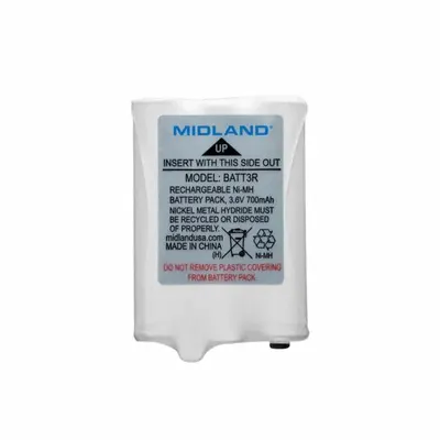 MIDLAND Radio Battery: Fits Midland, For LXT/X-Talker T50/X-Talker T60 Series, 700 mAh - Midland-Compatible Batteries