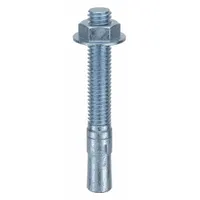 MKT FASTENING Wedge Anchor: 3 in Overall Lg, 3/8 in Dia, 3/8"-16 Thread Size, Steel, Steel, 50 PK (MPN 2538300)