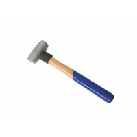 Non-Sparking Hammer: Wood Handle, 1 lb Head Wt, 1 1/2 in Dia, 3 1/2 in Head Lg, 12 in Overall Lg (MPN AM2ALWG)
