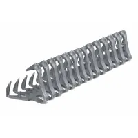 Conveyor Belt Lacing: Steel, #15, 12 in Lacing Lg, For 5/32 in Max Belt Thick, 4 PK (MPN 28001430)