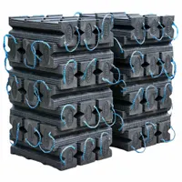 Cribbing Block: Cribbing Block, Plastic, 60 ton Load Capacity Vertical, 24 in Overall Lg, 42 PK (MPN 15662)
