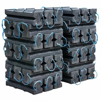 AME Cribbing Block: Cribbing Block, Plastic, 60 ton Load Capacity Vertical - Cribbing Blocks
