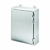 HOFFMAN Enclosure: 304 Stainless Steel, 36 in x 30 in x 10 in, NEMA 12/13/3/3R/3RX/4/4X, Solid Cover (MPN A36H3010SSLP)