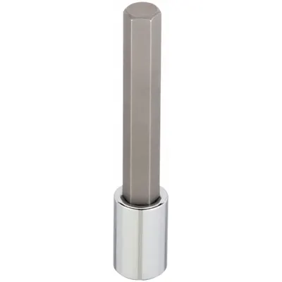 WESTWARD Socket Bit: 1/2 in Drive Size, Hex Tip, 12 mm Tip Size, 5 1/4 in Overall Lg - Hex Bit Sockets