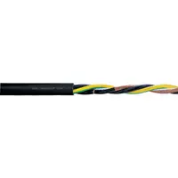 CHAINFLEX Motor Cable: 6 AWG, 4 Conductors, Order by the Foot, TPR Jacket, 1,000 V (MPN CF34-160-04-1)