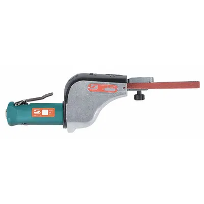 DYNABRADE Air Belt Sander: 1/2 in Belt Wd, 24 in Belt Lg, Fixed Arm, Heavy Duty, 0.5 hp - Belt Sanders