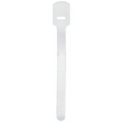 RIP-TIE Hook-and-Loop Cable Tie: 3.5 in Lg, 0.50 in, 0.25 in Wd, Nylon/Polyethylene - Slotted Hook-and-Loop Cable Ties