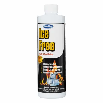 COMSTAR Fuel Oil and Diesel De-Icer: 16 oz, Diesel Fuel/Fuel Oil Compatible - Heating Fuel Oil & Diesel De-Icers