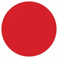 Inventory Label: 3 in Dia, Red, Circle, Paper, Indoor, No Text, 500 PK (MPN 30666)