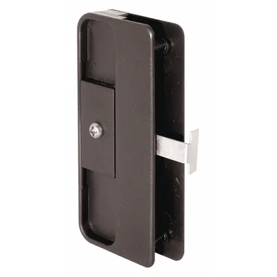 PRIME-LINE Latch and Pull: Sliding Handle and Latch Kit, 4 in Overall Ht, 3/8 in Overall Lg - Screen Door Hardware