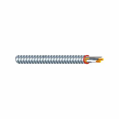 SOUTHWIRE Metal Clad Cable: 12 AWG, 2 Conductors, Copper, 1,000 ft, Aluminum, Std - Armored Cables with Bonded Aluminum Wires
