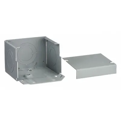 LEGRAND Entrance End: 3000, 1 1/2 in Ht, 2 3/4 in Raceway Wd, Steel, Gray - End Fittings for Single-Channel Raceways