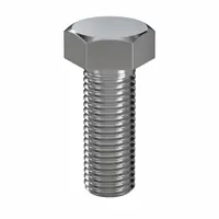 Hex Head Cap Screw: Stainless Steel, 316, Plain, M24, Metric, 65 mm lg, Fully Threaded, Metric, 5 PK (MPN HC3XX24065-005P1)
