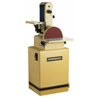 POWERMATIC Belt and Disc Sander: For Wood, 230 V_460 V, Three-Phase, 2 hp, 6 in x 48 in Belt, 45° (MPN 1791292K)