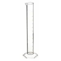 APPROVED VENDOR Graduated Cylinder: Polymethylpentene, 100 mL, 3.4 fl oz, To Contain (TC), Hexagon