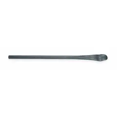Steel tire spoon for mounting and demounting oversized truck tires. The 30-inch length provides leverage for heavy-duty tire service in fleet maintenance and off-road applications.