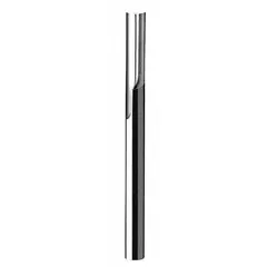 Solid carbide router bit with straight O-flute geometry and 2 flutes, designed for routing plastics. The 1/2" cut diameter and 1-3/4" length of cut provide efficient chip evacuation and a clean finish. Suitable for CNC and hand-held routing applications.