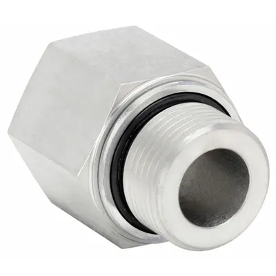 PARKER Steel Hydraulic Adapter, 22 mm x 1/2 in, Male x Female NPT - Hydraulic Threaded Extreme-Pressure Pipe Fittings
