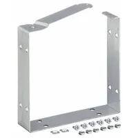 HOFFMAN Wireway U-Connector: 8 in Wd, 8 in Ht, 14 ga Gauge, 1, Without Knockouts, Steel, Galvanized (MPN F88GUCGV)