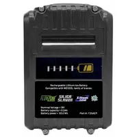 FLOWZONE Battery: 5.2 Ah, Battery Included, Tabbed, 18V DC (MPN FZAAEM)
