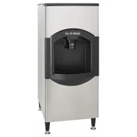 ICE-O-MATIC Ice Dispenser: 120 lb Storage Capacity, Push Button, 53 1/4 in x 22 in 33 1/2 in (MPN CD40022)