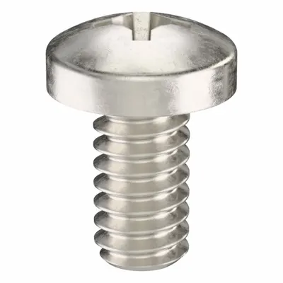 USA INDUSTRIALS Machine Screw: #3-48 Thread Size, 3/16 in Lg, 316, Stainless Steel, Plain - Pan Head Machine Screws