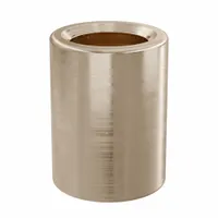 Sleeve Bearing: Bronze, SAE 841, 1 in Bore, 1 1/2 in OD, 2 in Lg, 50,000 lb/sq in-fpm Max PV, 2 PK (MPN AA1511-01B)