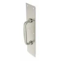 ROCKWOOD Door Pull Plate: 3 in Wd, 12 in Ht, Stainless Steel (MPN 132 x 73A.32D)