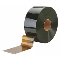 Replacement Strips: 12 in Strip Wd, PVC, Smooth, Amber, 0°F Min Op Temp, Roll, 200 ft Roll Lg (MPN 999-00126)