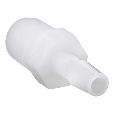 ELDON JAMES Barbed Fitting Adapter: Barbed/Threaded, 1/4 in ID x 1/8 in Pipe Fitting Size - Polyethylene Barbed Tube Fittings