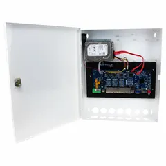16-camera-input Network IP Video Recorder with HDMI output and 6 TB internal storage. Supports Analytics recording modes and H.264 video compression. Network interface operates at 160 mbps. Suitable for centralized video surveillance recording and management in commercial and industrial facilities.