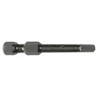APEX Power Bit: Power Bit, Metric, Hex Head, 3 mm Bit Industry Size, Std, Impact Rated, Hex, 5 PK (MPN AM-3MM-5PK)
