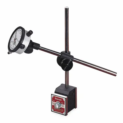 STARRETT Dial Indicator & Mag Base Set: 0 in to 0.125 in, Inch, Mechanical - Dial Indicator & Base Sets