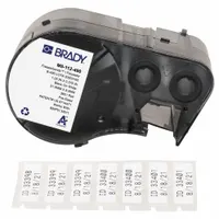Combined Label and Ribbon Cartridge: Rectangle, 3/8 in x 1 1/4 in, Cryogenic Autoclavable Polyester (MPN M5-112-490)