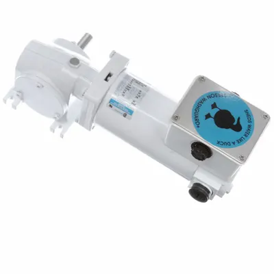 LEESON M1125281.00 Right Angle Washdown-Duty DC Gearmotor - Right Angle Washdown-Duty DC Gearmotors