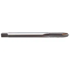 Oversized Spiral-Point Tap: M8x1.25 Metric, D11 / 6H, 2 Flute, Plug Chamfer, High Speed Steel
