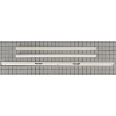 Genuine WHIRLPOOL door trim for ovens. Replaces damaged or worn front trim to restore appearance and seal. Used in residential and commercial kitchen oven maintenance.