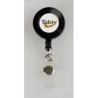 Badge Holder: Strap, Horizontal/Vertical, 1 1/4 in Overall Ht, 3 1/2 in Overall Wd, Black, 10 PK (MPN 21GBHSE)